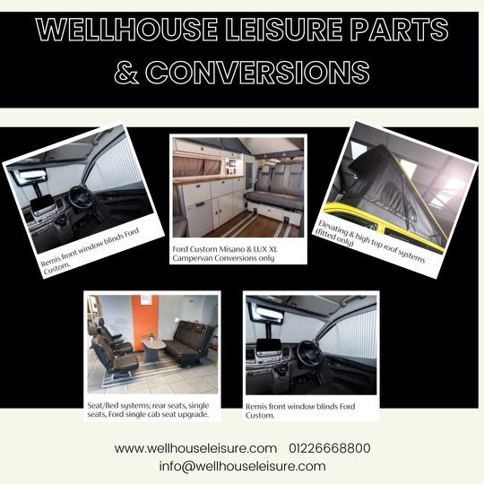 wellhousecamper's tweet photo. We now offer conversions on customers’ own vehicles, various work such as seat fitting, elevating roof fitting & day van conversions. Call us on 01226668800 for more info #wellhouseleisure #campervan #campervanconversion #fordtransit #toyotaalphard #roofsystem #monday #newyear https://t.co/58XEdcRLxE