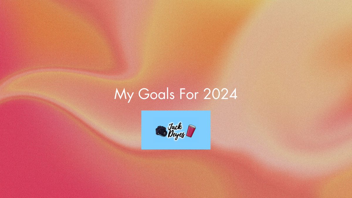 New Blog Post | My Goals For 2024

#jackdeyesblog #jackdeyes #southampton #southamptonblogger #bloggerstribe #newontheblog 

jackdeyes.com/post/my-goals-…
