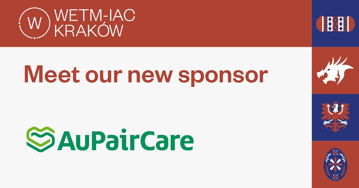 We look forward to welcoming AuPairCare to #WETM_IAC!

Make sure you are there too; register today >> shorturl.at/glFGO

#volunteer #aupair #internship #workexperience #gapyear