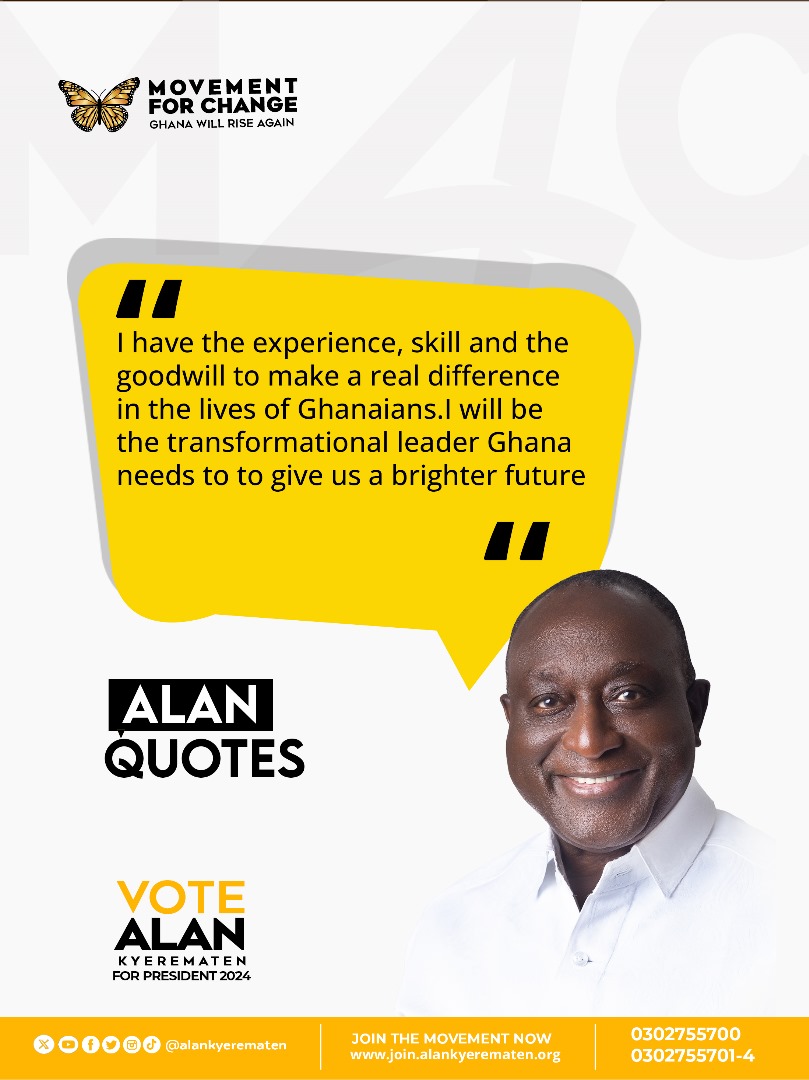 Mvmnt4Change_Gh's tweet photo. The Afrafranto leader is the Real Game Changer.
#AlanQuotes
#GhanaWillRiseAgain https://t.co/H3x84u4pEN