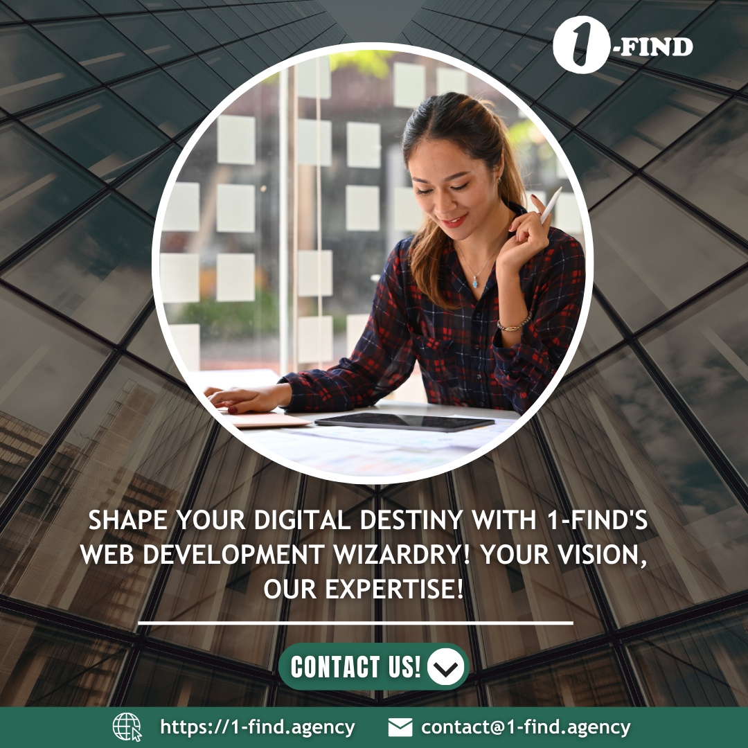 1findservices's tweet image. Shape Your Digital Destiny with 1-FIND's Web Development Wizardry! 🌐✨

Your Vision, Our Expertise - Together, let's bring your online dreams to life.

Explore the magic of seamless design and functionality. Ready to embark on a digital journey?

#1FIND #WebDevelopment #Digital
