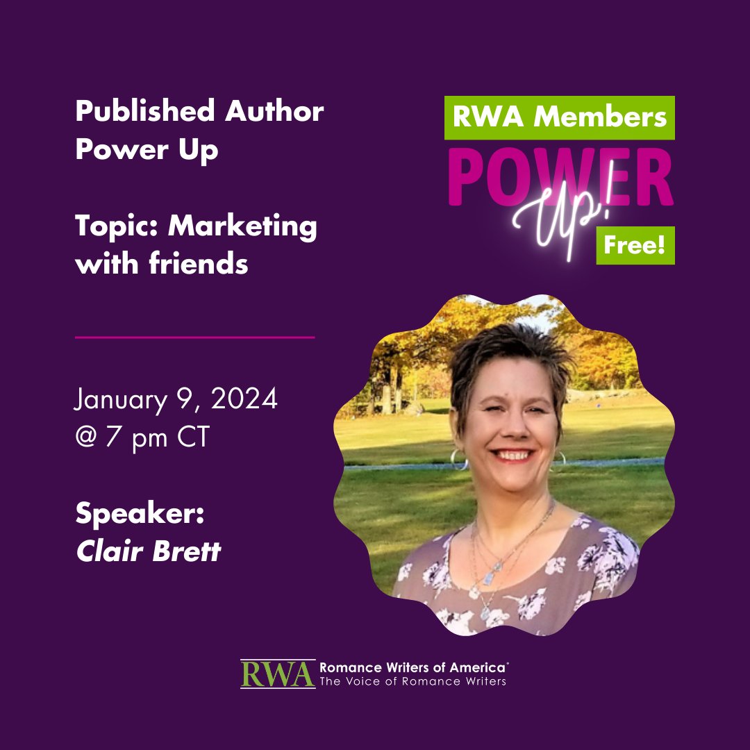 Happening tomorrow! Join us for the first Power-Up session of 2024 on Tuesday, January 9th! RWA President Clair Brett has volunteered her time to share her knowledge in the industry with attendees. Register for this FREE event at rwa.org/Online/Events/…