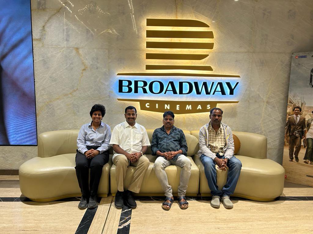 I visited #Coimbatore 's brand new Multiplex @CinemasBroadway which has #IMAXLaser, #EPIQ , #Gold and 6 other regular screens with state-of-the-art facilities. Congratulated and conveyed my best wishes to owner Mr.SathishKumar