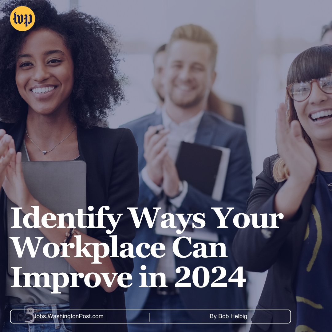 As we step into 2024, let's pave the way for positive change in the #workplace! Identify ways your workplace can improve this year. Let's make this year a benchmark for growth and collaboration.

Here is a checklist of things to focus on in the new year: ow.ly/svfZ50Qo1rE