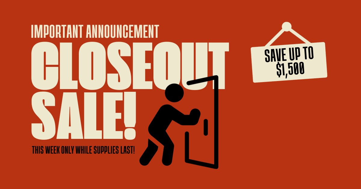 AmericanMusical's tweet image. We’re kicking off 2024 with incredible January #CloseoutDeals! But only for a limited time while supplies last... Save up to $1,500 on #clearance and #closeout #instruments plus #gear from top brands throughout our entire inventory.

Shop the sale here: brnw.ch/21wFTmb