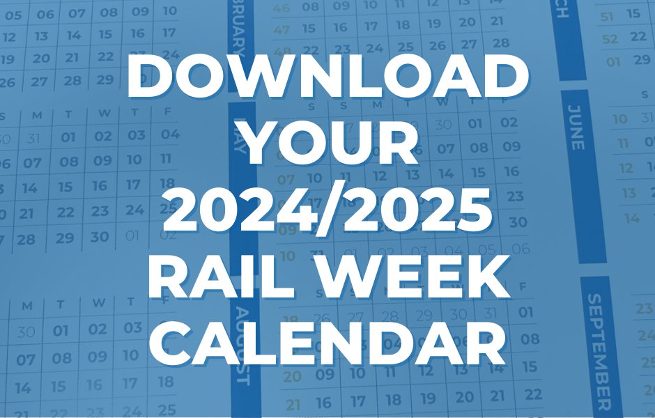 🗓️ Our 24/25 Rail Week Calendar is now available to download to help you keep on top of planning works and projects over the next two years. Download here: bit.ly/3IFfw1a