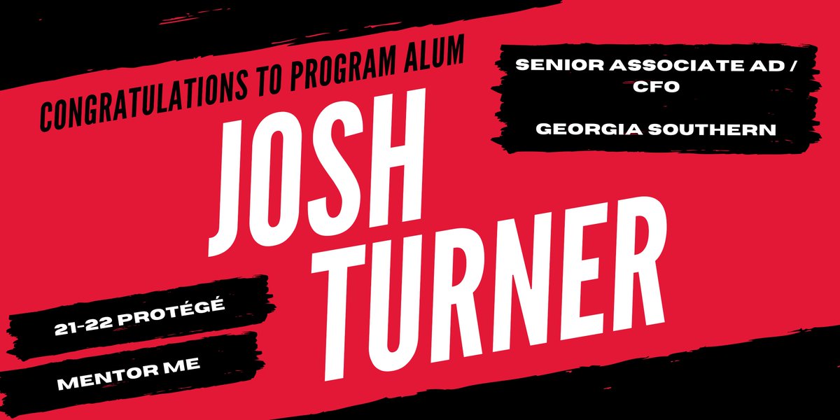 MentorMeCABMA's tweet photo. Happy Monday! Let's start the week off right with congratulations to @jturner_22 on being named CFO at @GSAthletics. https://t.co/3GVtKX5hLs