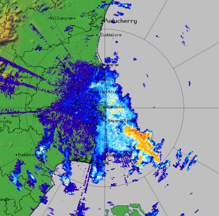 Tonight moderate to heavy rains expected in mayiladuthurai,
Nagai, tiruvarur ,Thanjavur , coastals of Pudukkottai, ramnad. Meanwhile scattered showers only expected along pondy to Cuddalore belt, Villupuram, south TN chengalpet, #Chennai . South Ap will see isolated showers