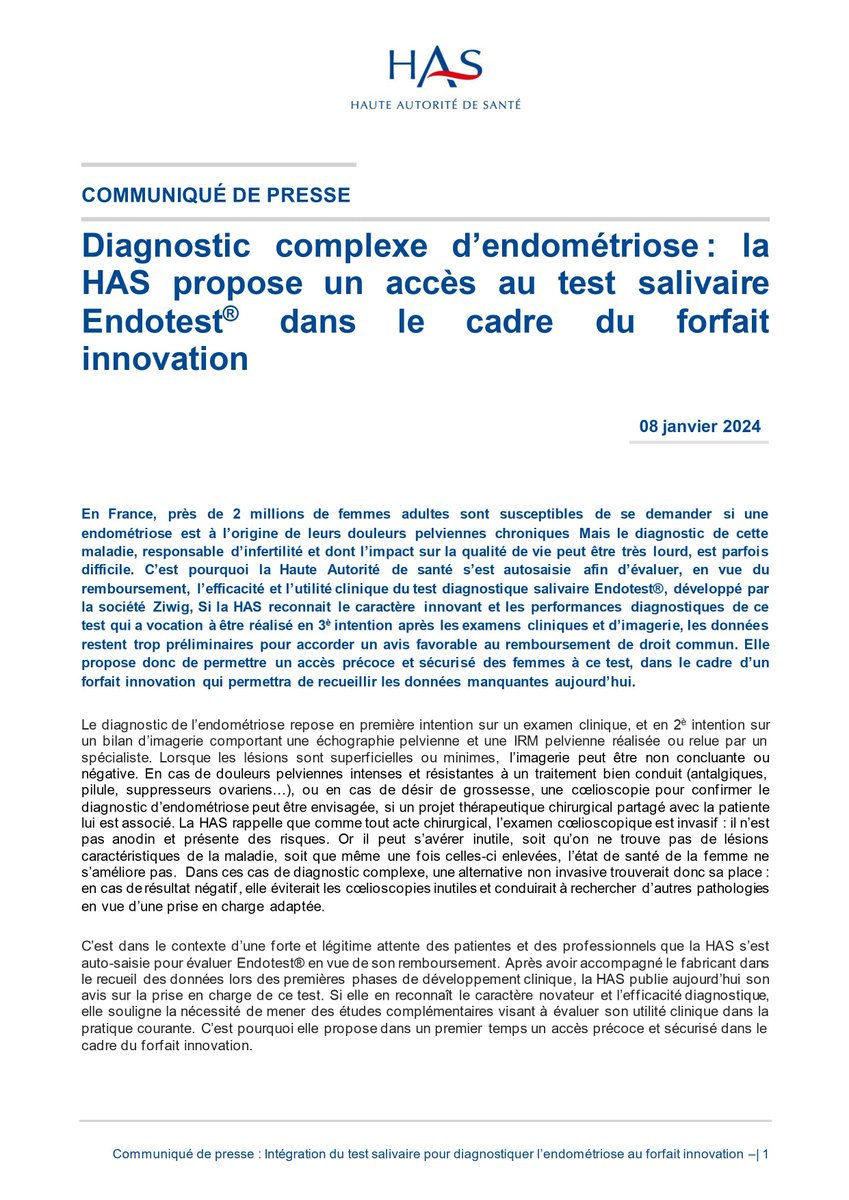 Haute Autorité de santé tweet media