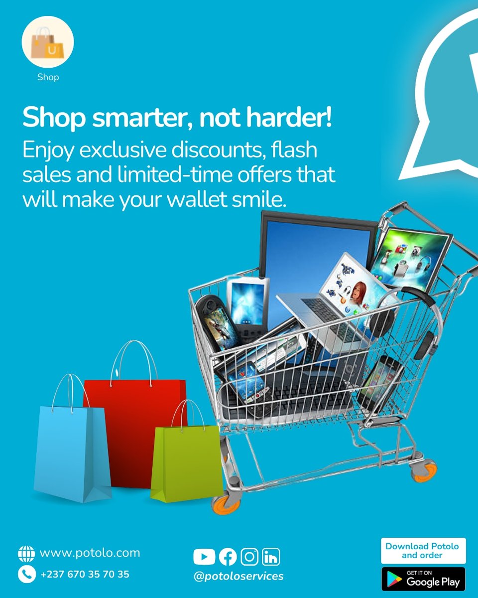POTOLOSERVICES's tweet photo. 🎉#PotoloShop
Get ready to elevate your shopping game! 🛍️ Dive into our diverse collection of must-haves, from fashion to gadgets, all at your fingertips.
💫 Shop smarter, #shop better!
Download the #Potolo app from play and explore!
https://t.co/seFZw4jJqz https://t.co/ZltKwjoP9K