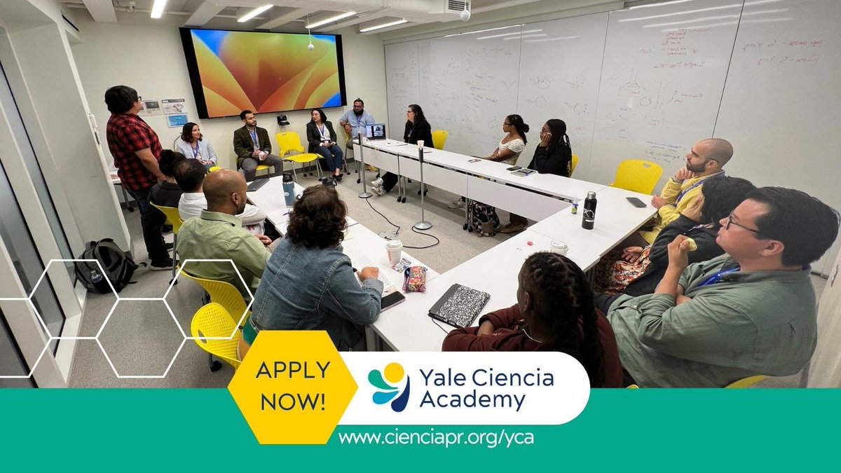Are you a PhD, MD/PhD, or PsyD student looking forward to a postdoc? Check out #YaleCienciaAcademy, a program to connect students in biomed or behavioral research with a network of diverse mentors, professional contacts, and role models. #PhDChat cienciapr.org/yca