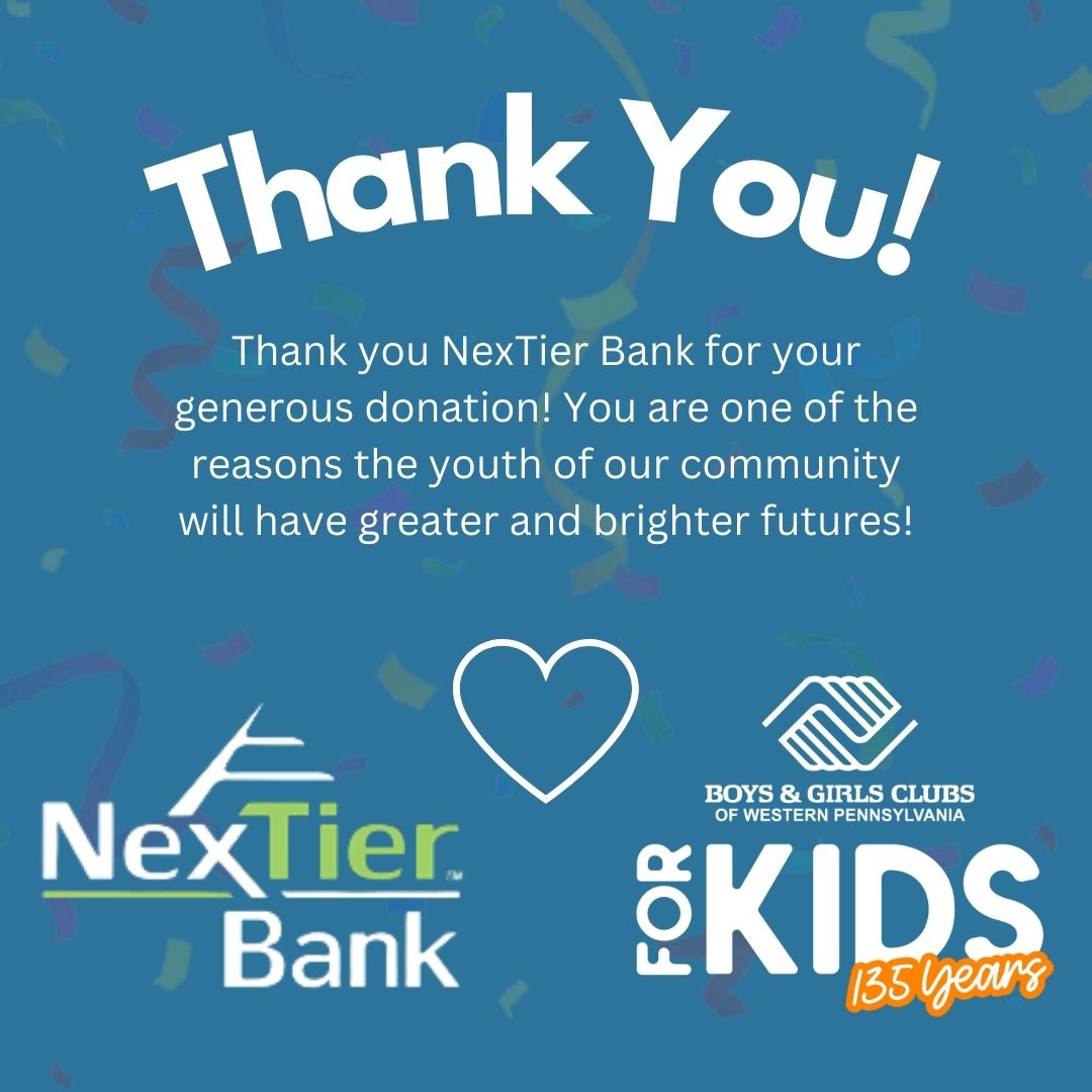 Thank you again, @NexTier! Donations like these keep our friends coming and gives them a safe, fun, and inclusive space to be in. Because of you, we can reach out to more of the community and keep making great futures! #bgcwpa #thankyou #greatfutures #nextierbank