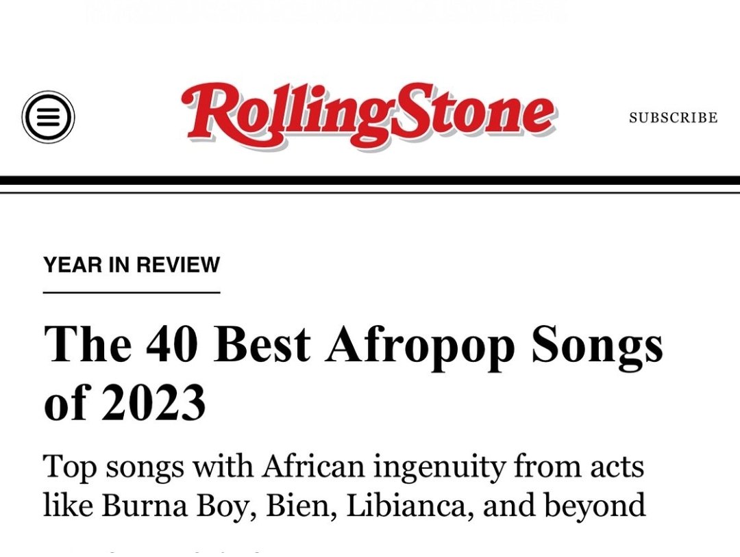 The 40 Best Afropop Songs of 2023