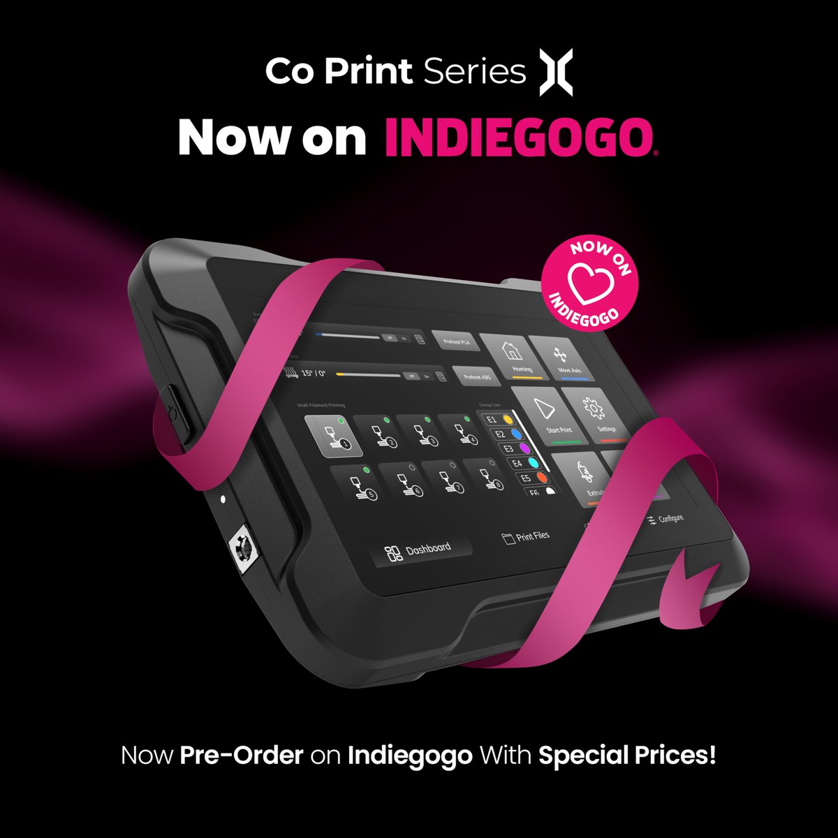 🌟 We will continue to take pre-orders for ChromaSet on Indiegogo! 🤩 Special Indiegogo prices are waiting for you 👉 For detailed information: indiegogo.com/projects/chrom… #coprint #3dprinting #indiegogo