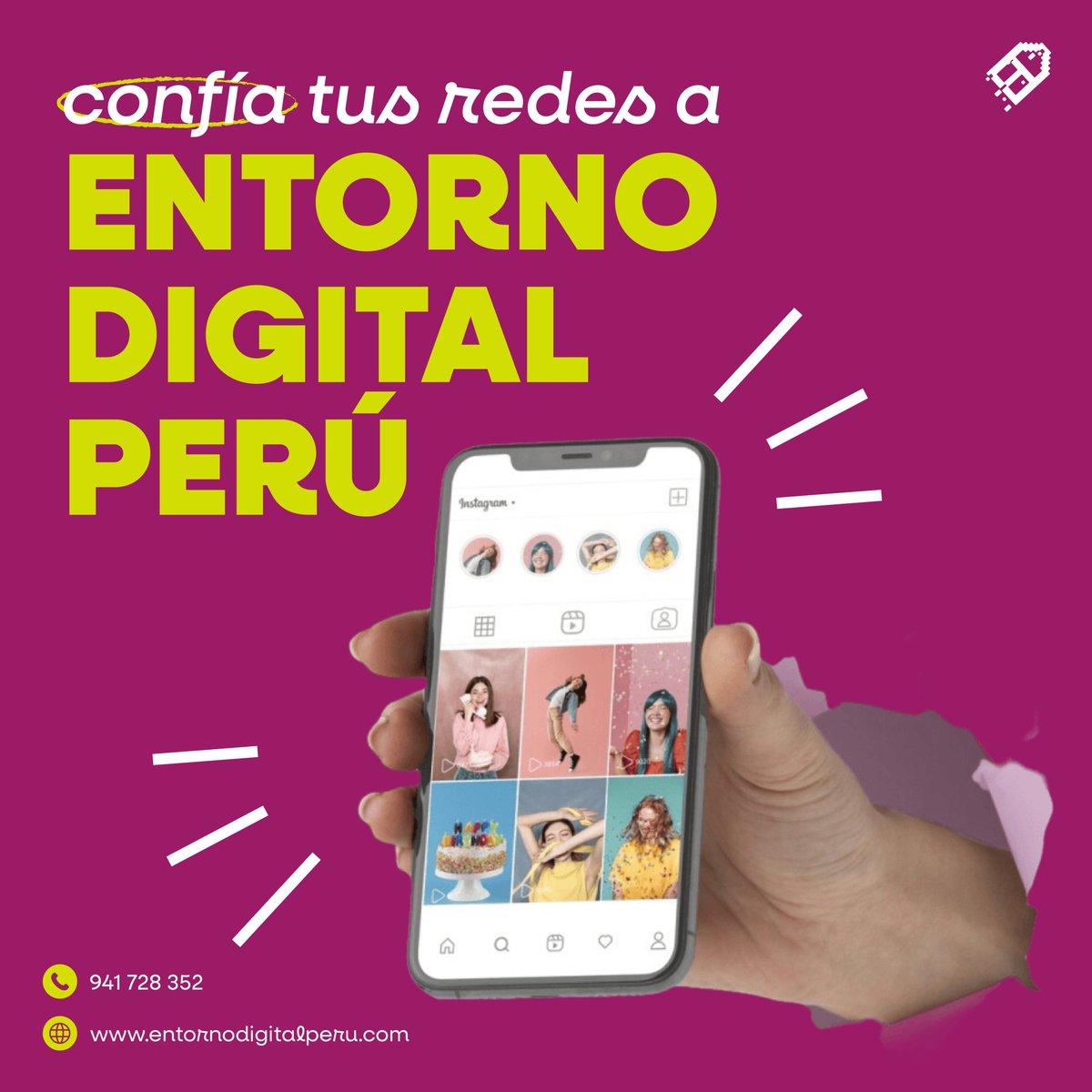 ¡Aumenta tu presencia en línea, conquista a tu audiencia y haz despegar tus ventas! 🚀 Descubre cómo nuestro equipo de expertos puede transformar tu emprendimiento. 💯
¡Haz crecer tu marca hoy mismo! 🙌

#Marketingdigital #publicidad #redesSociales #Socialmedia