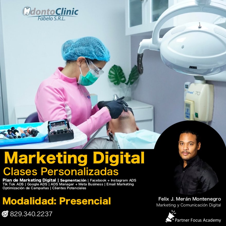 partnerfocus's tweet photo. 😍🔥🎊🎉 Clases Personalizada de Marketing Digital 𝗦𝗼𝗹𝗼 10 𝗰𝘂𝗽𝗼𝘀 𝗱𝗶𝘀𝗽𝗼𝗻𝗶𝗯𝗹𝗲𝘀 Enero  𝟮𝟬𝟮4
.
APRENDE a promover, posicionar, captar oportunidades de ventas y dar seguimiento de clientes.
Son *clases personalizadas dónde solo está usted y el facilitador* https://t.co/Nj7TTwbwzU