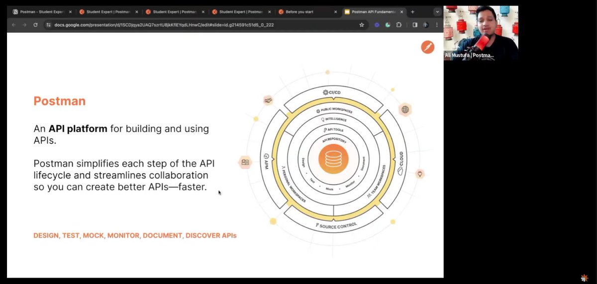Purnendu987's tweet photo. Learning about APIs with @ialimustufa at @letsupgrade_in

Today's session was great!
Learned a lot of things about API.
Will learn more tomorrow😉

@getpostman #PostmanStudent https://t.co/kEKbX4Q7dz