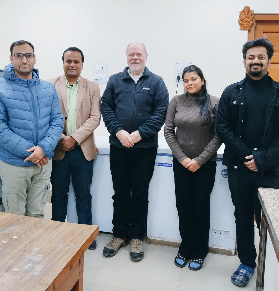 Prashant Singh (@prashantcyano) on Twitter photo Welcome to a mentor, a guide, a friend who made me realize my #Fulbright dreams and who has trained some exceptionally good phycologists. Students will be glad to interact with someone whose work we teach in classes ❤️
Its an honour to be hosting you Jeff in #BHU <a href="/cyanotaxonomy/">Lab of Cyanobacterial Systematics & Stress Biology</a> Welcome to a mentor, a guide, a friend who made me realize my #Fulbright dreams and who has trained some exceptionally good phycologists. Students will be glad to interact with someone whose work we teach in classes ❤️
Its an honour to be hosting you Jeff in #BHU <a href="/cyanotaxonomy/">Lab of Cyanobacterial Systematics & Stress Biology</a>
