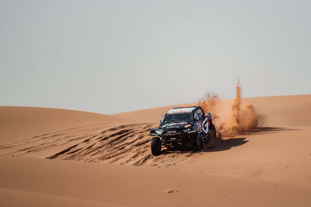 Today's stage offered the teams a challenging mix! From rocky sections to sandy horizons and portions of dunes. Here are some images of today's #Dakar2024 Stage 3. #TGR #BackTGRSA
