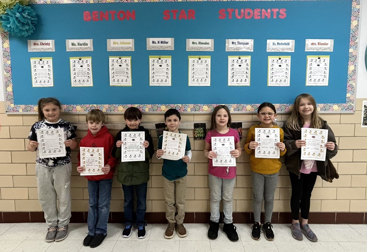 TigersBenton's tweet photo. Benton’s STAR students for the week of January 8! https://t.co/O43rtlzqzm