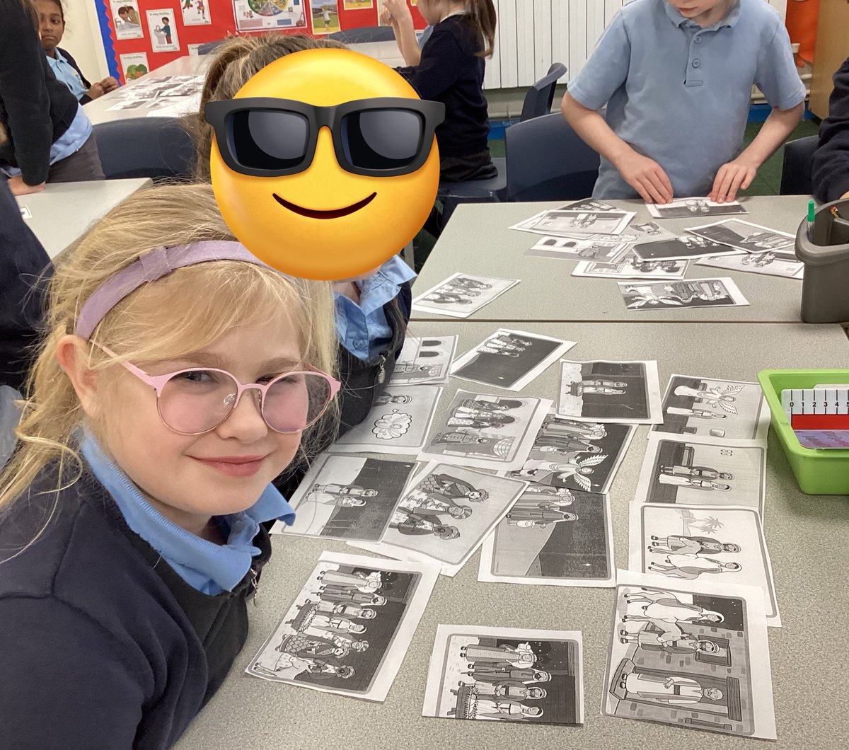 OurLadysCP's tweet photo. Year two have been sequencing the Christmas Story. @OurLadyandAllS1 #CST #REInAction #CatholicLife #Teamwork https://t.co/ONeoM4UwDr