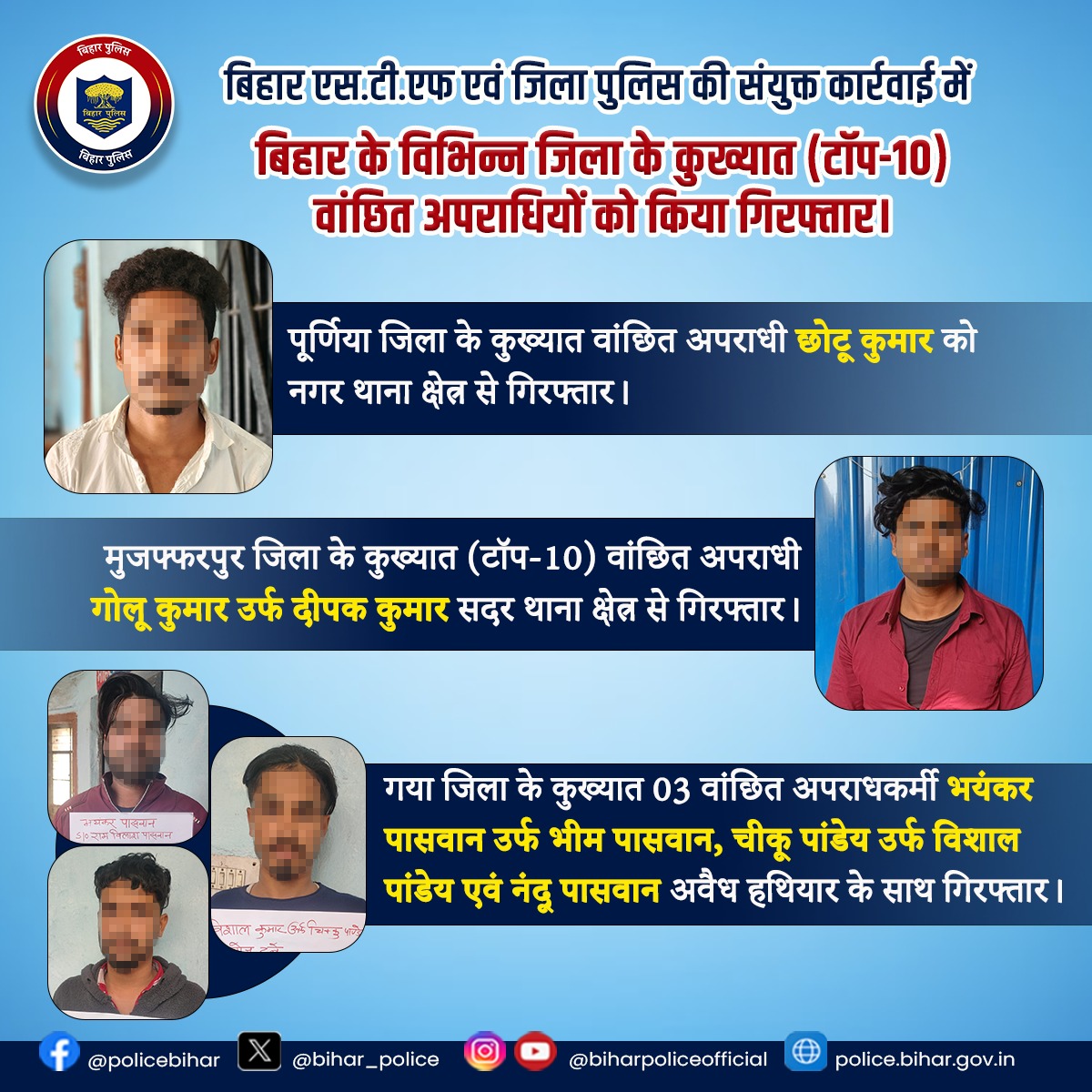 Bihar Police tweet media