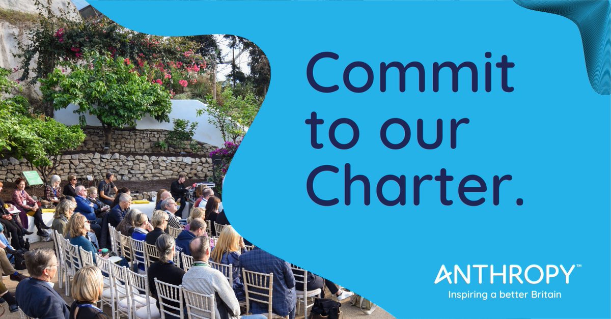 Do commit to our Charter and become an official #Anthropist. Sign up on our website anthropy.uk/the-charter/