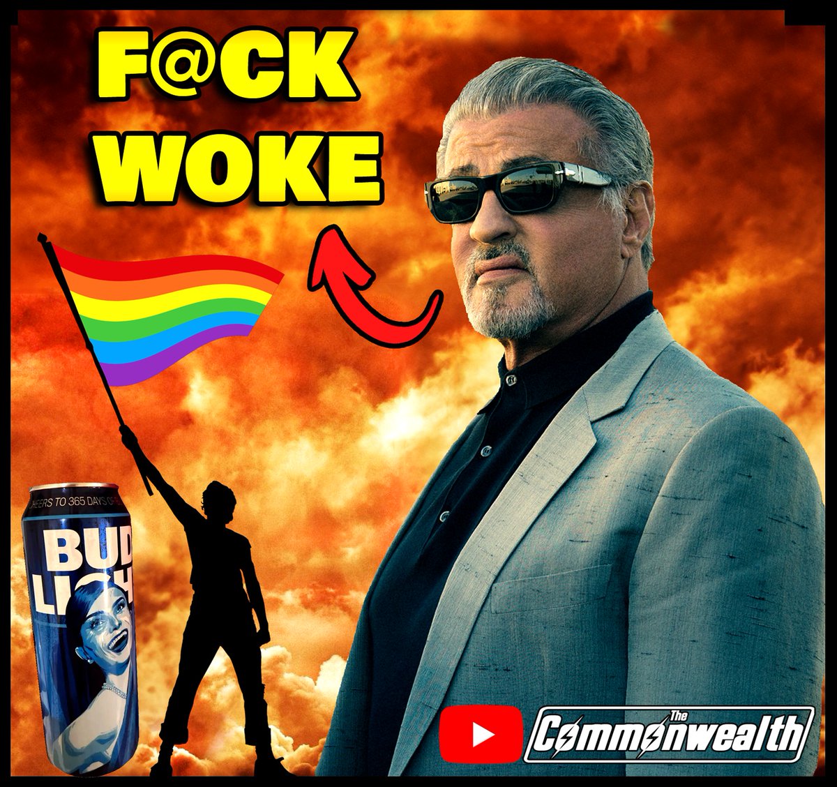 TheCommonwealt's tweet photo. Nuevo video de NOTICIAS en el canal. 
(El Ayer Cut - Stallone vs en mundo Woke -  Amber Heard y mucho más) No se lo pierdan! Y ya que están, lejen un buen Like y Suscripción 👍🏻 #SlyStallone #StallonevsWoke #AmberHeard #Terminator #TWDComic

Link del video:
https://t.co/yim22KIjEt https://t.co/mcRIkxzkJD