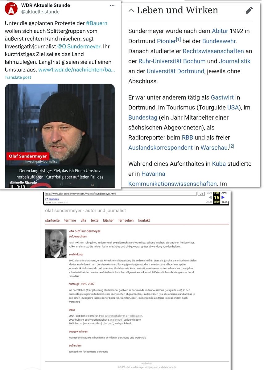 OERRBlog's tweet photo. - Studium der Rechtswissenschaft ohne Abschluss 
- Studium Journalistik ohne Abschluss
- Studium Kommunikationswissenschaft im kommunistischen Kuba
#ReformOerr #OerrBlog https://t.co/atwMcG9R58