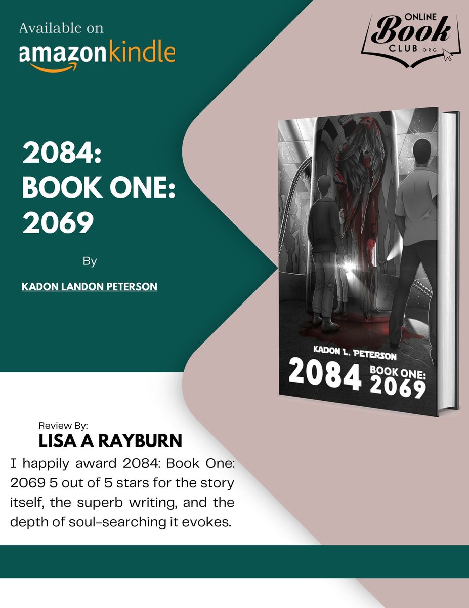 In 2084: Book One: 2069, by Kadon Landon Peterson, we have a quite likable, if psychotic, anti-hero.

Get your copy:
forums.onlinebookclub.org/shelves/book.p…

Connect with the author <a href="/February2084/">Kadon L. Peterson</a> 

#selfpublished #sciencefiction #philosophy