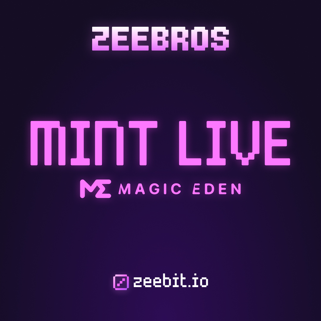 Zeebitio's tweet photo. 🦓 MINT IS LIVE!

https://t.co/6A9qHzyFAO https://t.co/6kHEAvOrV1