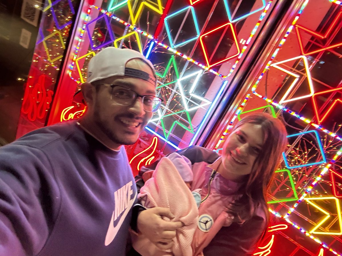 FullMetalAR's tweet photo. My 4th child, and Mrs. Robinson , on New Year’s Day https://t.co/vbr8vuqWV7