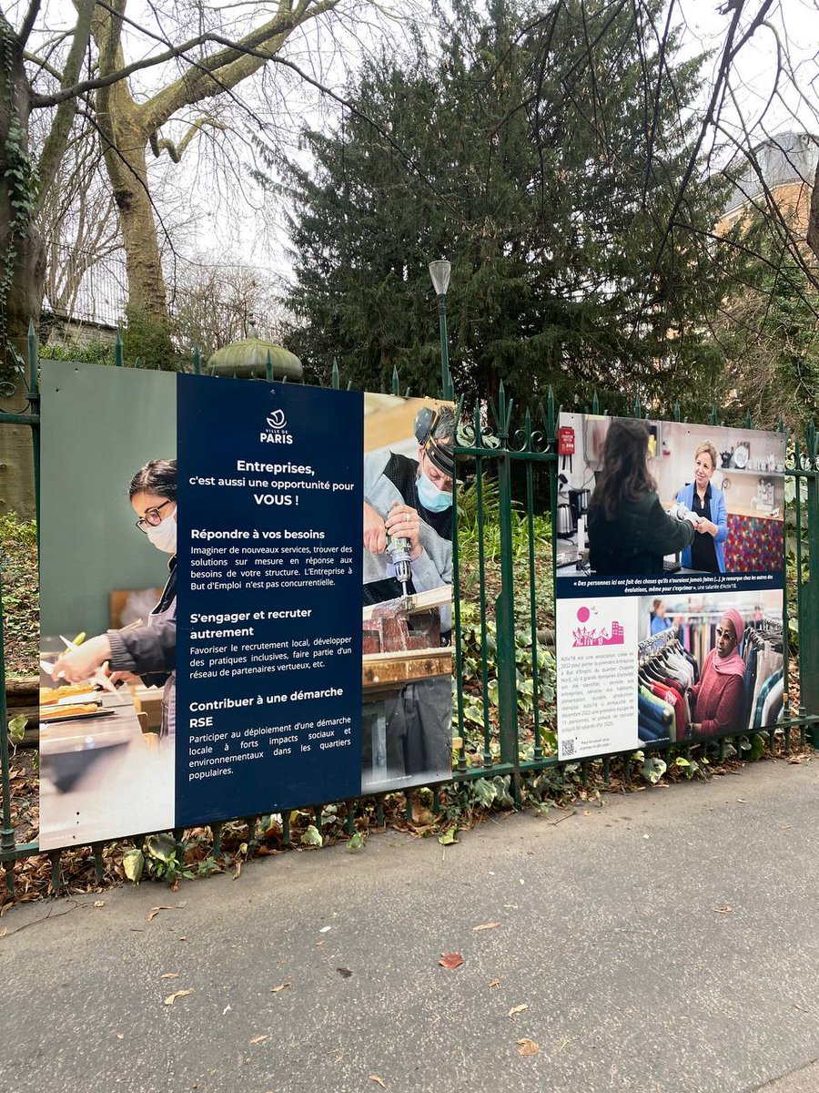 Mairiedu20's tweet photo. 🤝ZÉRO CHÔMEUR DE LONGUE DURÉE💼
Découvrez l'exposition de photos « L’ambition partagée : zéro chômeur de longue durée » #TZCLD jusqu'au 31 janvier 2024 sur les grilles du Jardin Samuel de Champlain face au 9 avenue #Gambetta #Paris20.
En savoir plus.👇
https://t.co/yYmg3qVLJT https://t.co/VXlQsNJbqI