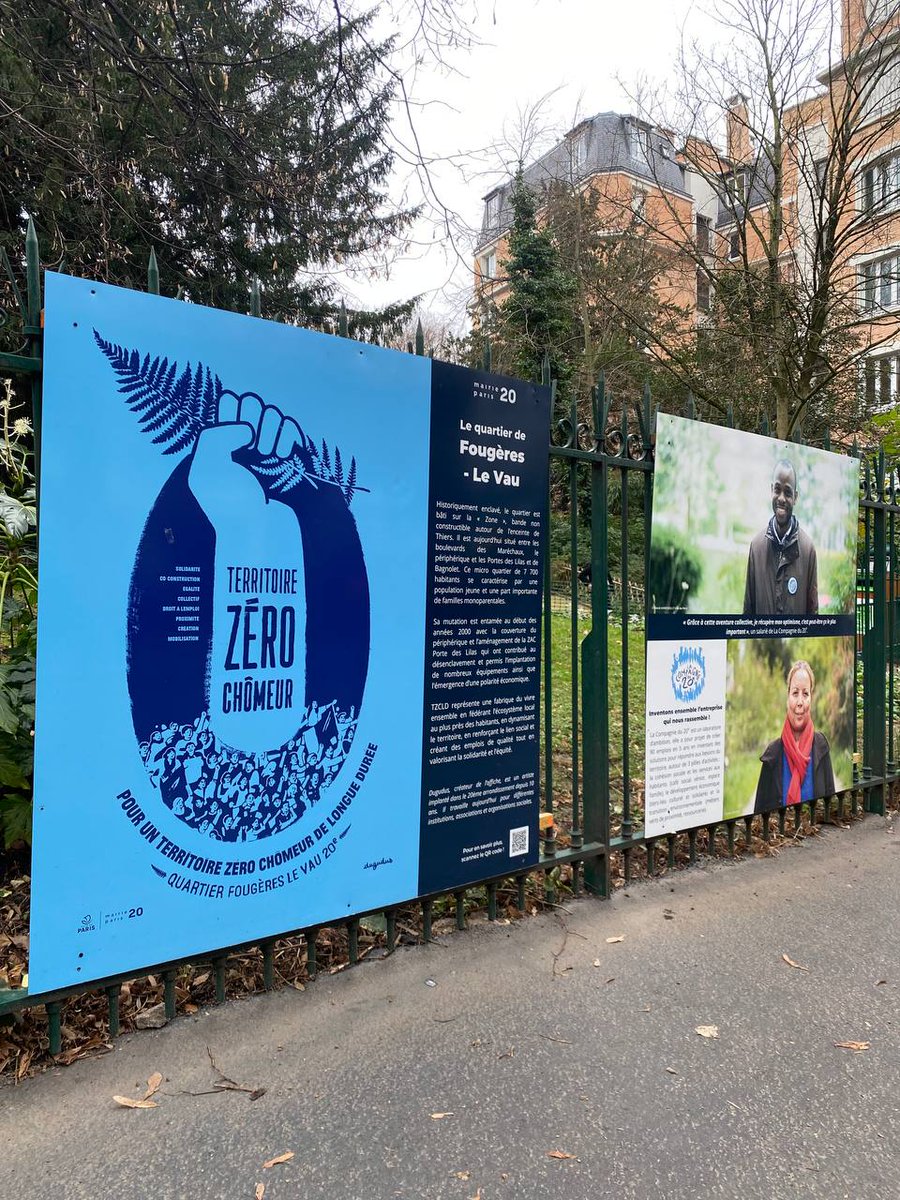Mairiedu20's tweet photo. 🤝ZÉRO CHÔMEUR DE LONGUE DURÉE💼
Découvrez l'exposition de photos « L’ambition partagée : zéro chômeur de longue durée » #TZCLD jusqu'au 31 janvier 2024 sur les grilles du Jardin Samuel de Champlain face au 9 avenue #Gambetta #Paris20.
En savoir plus.👇
https://t.co/yYmg3qVLJT https://t.co/VXlQsNJbqI