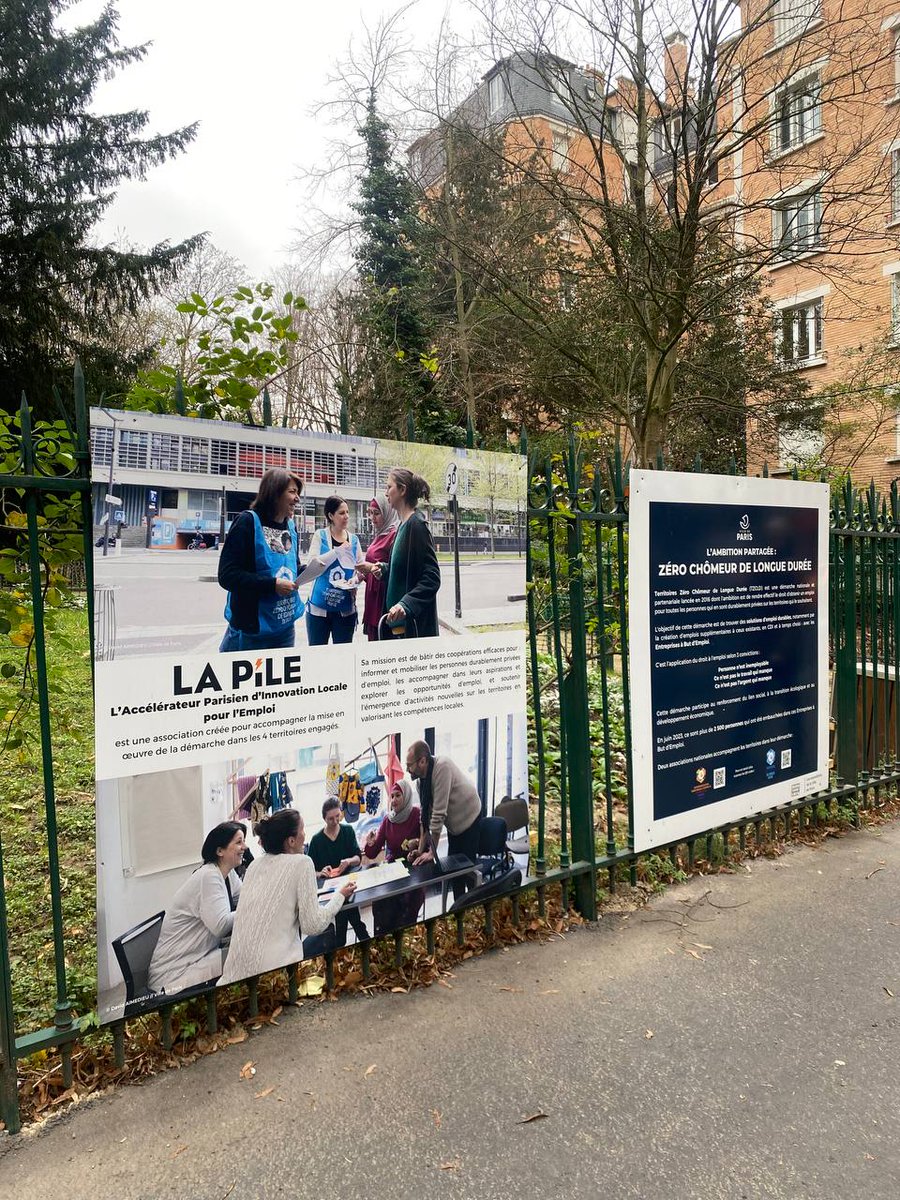 Mairiedu20's tweet photo. 🤝ZÉRO CHÔMEUR DE LONGUE DURÉE💼
Découvrez l'exposition de photos « L’ambition partagée : zéro chômeur de longue durée » #TZCLD jusqu'au 31 janvier 2024 sur les grilles du Jardin Samuel de Champlain face au 9 avenue #Gambetta #Paris20.
En savoir plus.👇
https://t.co/yYmg3qVLJT https://t.co/VXlQsNJbqI