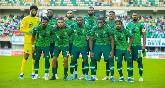 channelstv's tweet photo. JUST IN: Guinea Clip Super Eagles Wings In Pre-AFCON Game
https://t.co/4oG6LHR0j2
#GUINGA #AFCON2023 https://t.co/LvOGRQmPOM