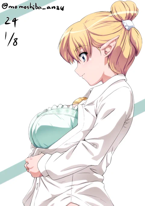 着替えティファニアの練習絵をさらり 