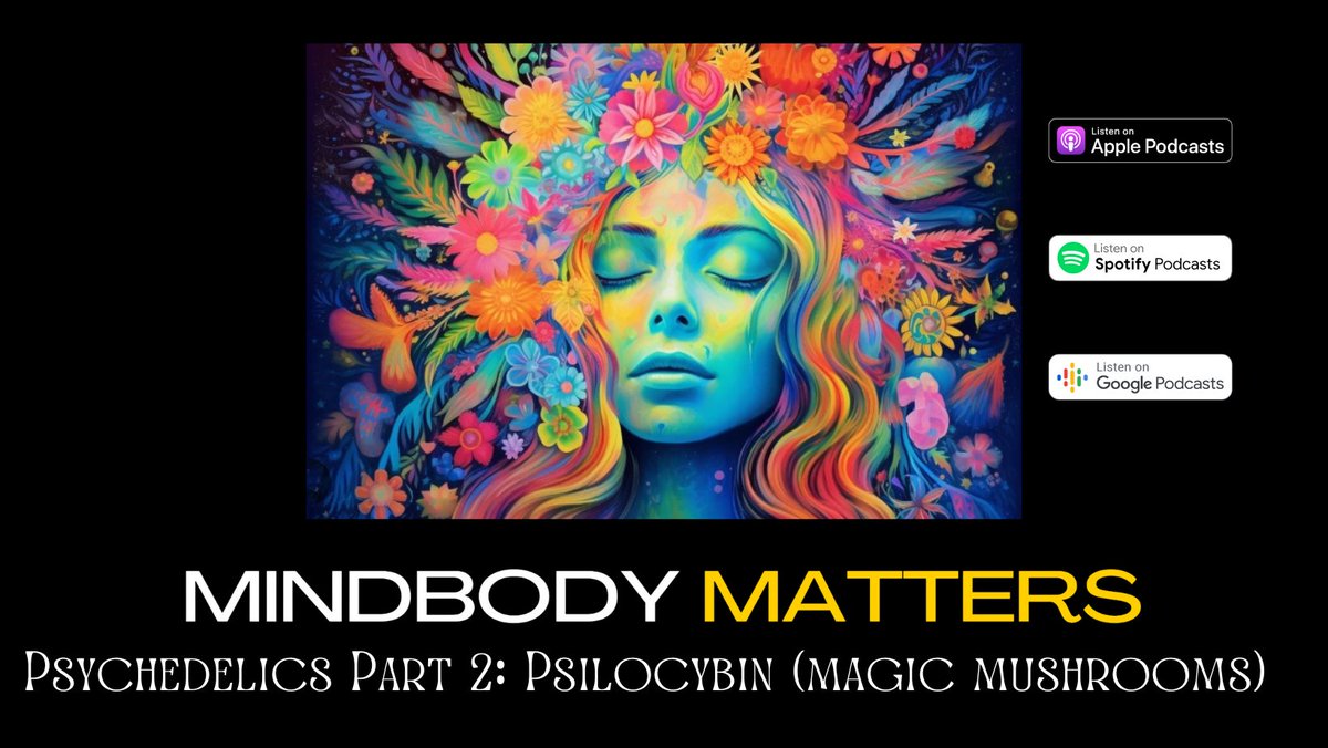 On the MindBody Matters podcast, the second episode of a three part miniseries on psychedelic therapy drops January 10. Listen on Apple Podcasts and Spotify. Tune in and turn on! 

#psilocybinassistedtherapy #psilocybintherapy