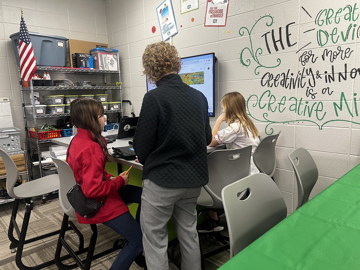 Our 5th grade Buzz Crew is back at it this morning for their last full quarter of leading the morning announcements! <a href="/MaryBAustin/">Mary B. Austin Elementary</a> <a href="/mcpsstech/">MCPSS Information Tech Dept.</a> <a href="/brooke_young1/">Library at TWES!</a>