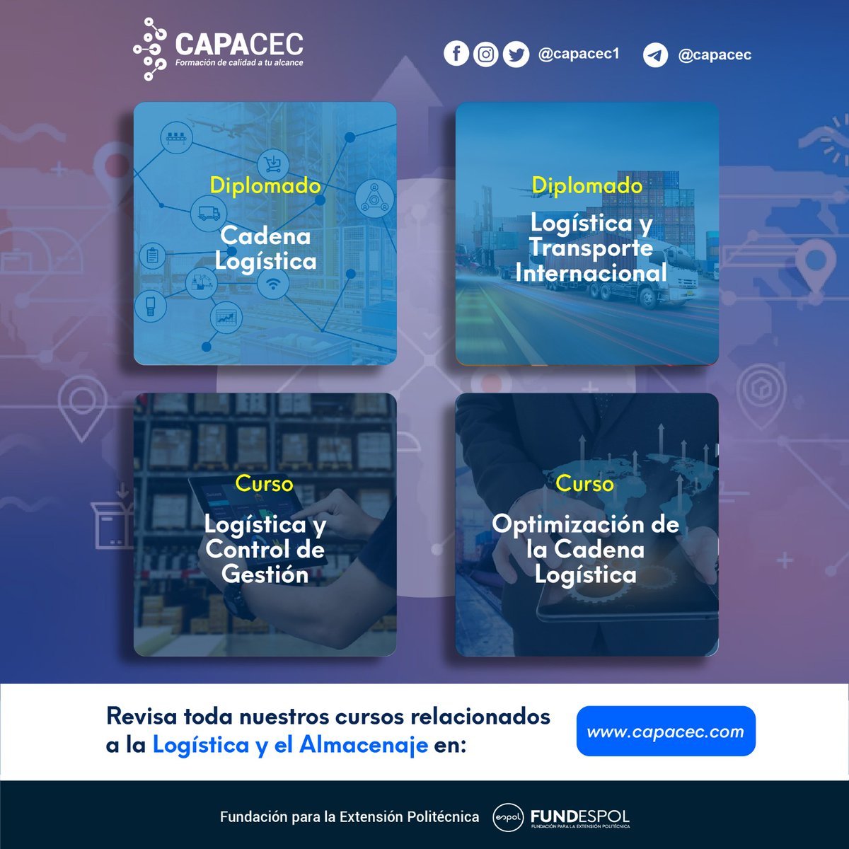 capacec1's tweet photo. ¡La logística y el almacenaje están en auge!
La pandemia ha acelerado la transformación del sector logístico, generando nuevas oportunidades para emprendedores y empresas de todos los tamaños.
¡Lee más 👉https://t.co/7R8EA6XRet
@gopro2050
Director
Comité Editorial
#Logistica https://t.co/KrIRpst1s8