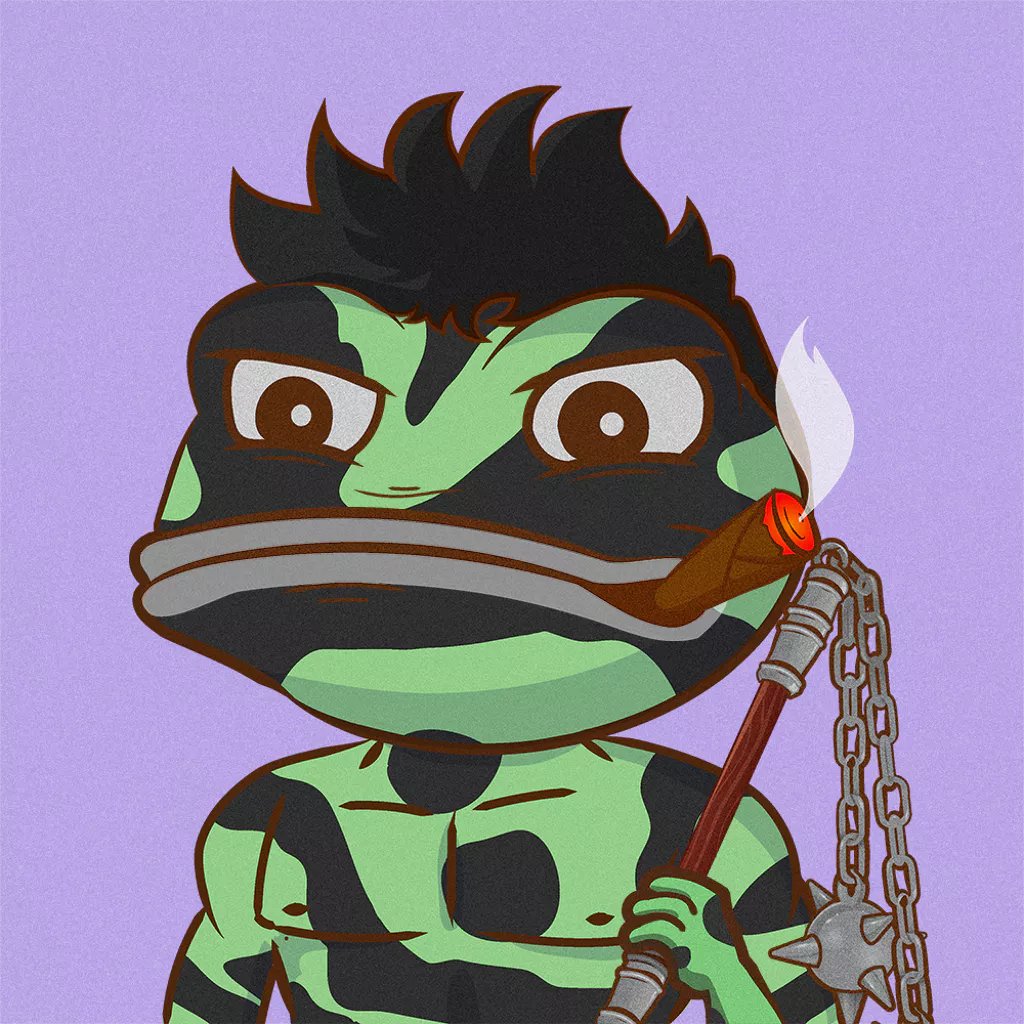 Picked up this fella being disrespected on the floor!

<a href="/Pons_ETH/">Pons Asinorum</a> <a href="/ThePlagueNFT/">The Plague Of Frogs 🐸</a>