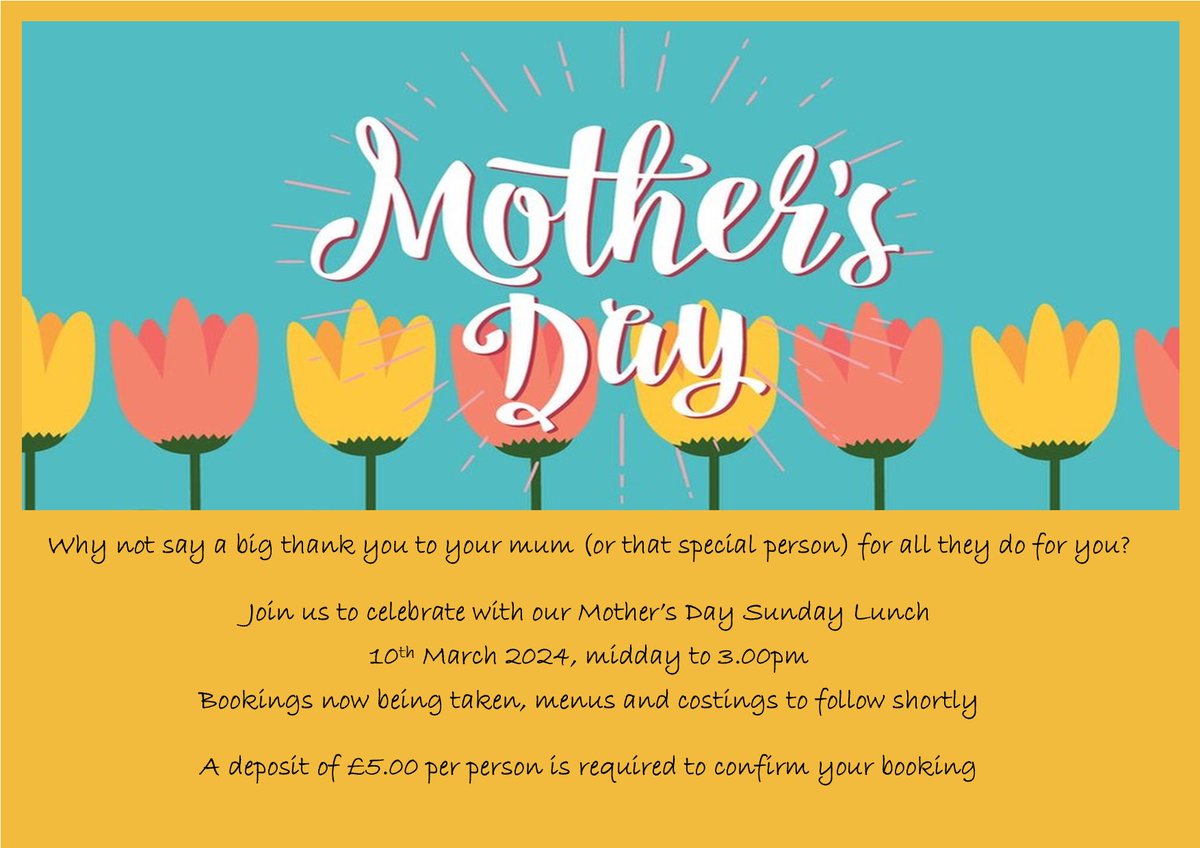 Plans for Mothers Day - look no further  #treatyourmum #venue #mothersday2024 #showthelove