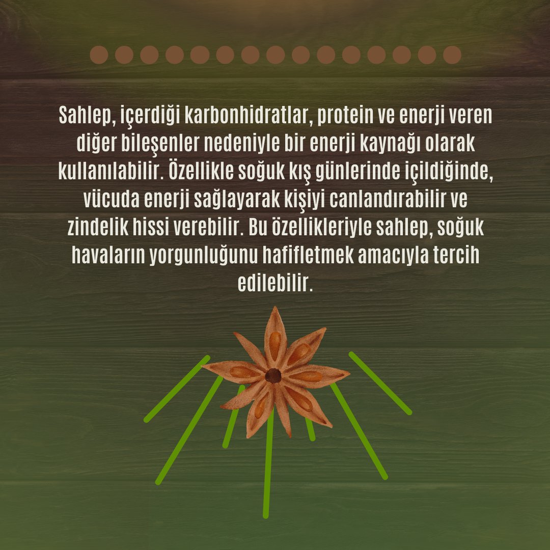 yesilsokakcom's tweet photo. Sahlebin faydaları nelerdir ?
#sahlep #enerji #soğukalgınlığı https://t.co/945p0aIK2f