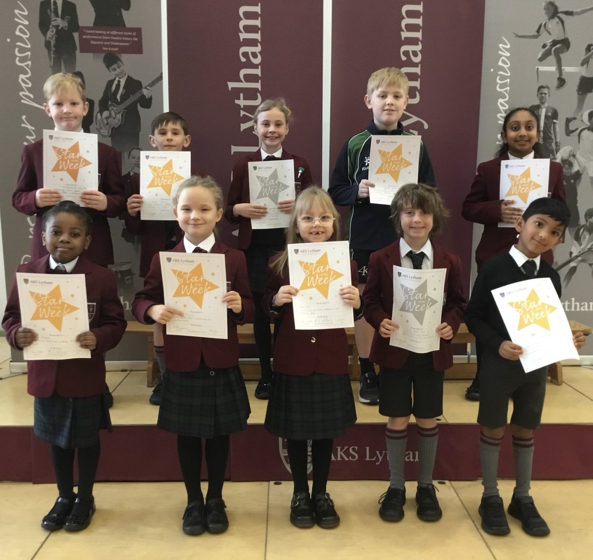 AKSSchool's tweet photo. Congratulations to the pupils who were recognised in @AKSPrepSchool Assembly this morning. 

Well done to you all! #StarOfTheWeek #HousePointWinner #ExcellenceInReading https://t.co/mephqlwfYZ
