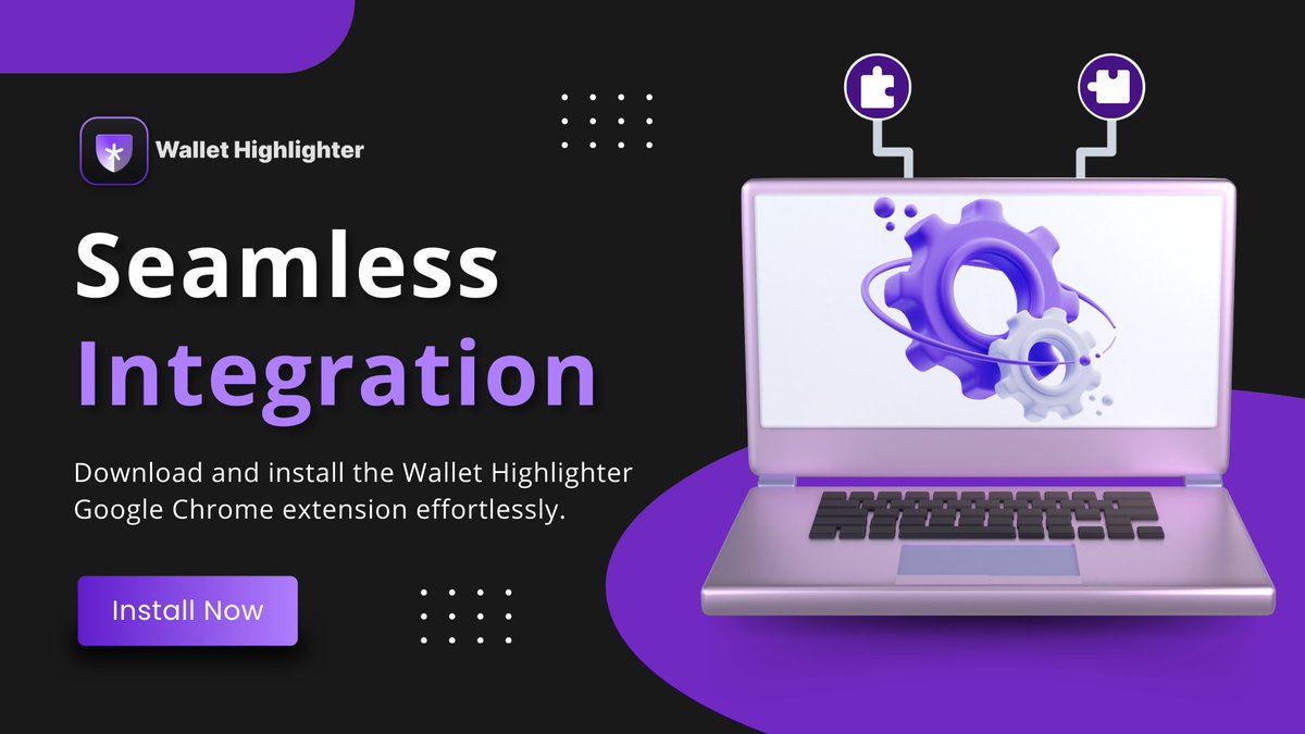 Simple integration with your Chrome browser!

✅Just download, install, and start trading like a pro with our auto fraud wallet detection plugin!

Install now!
🔗wallethighlighter.com

#CryptoRevolution #Bitcoin