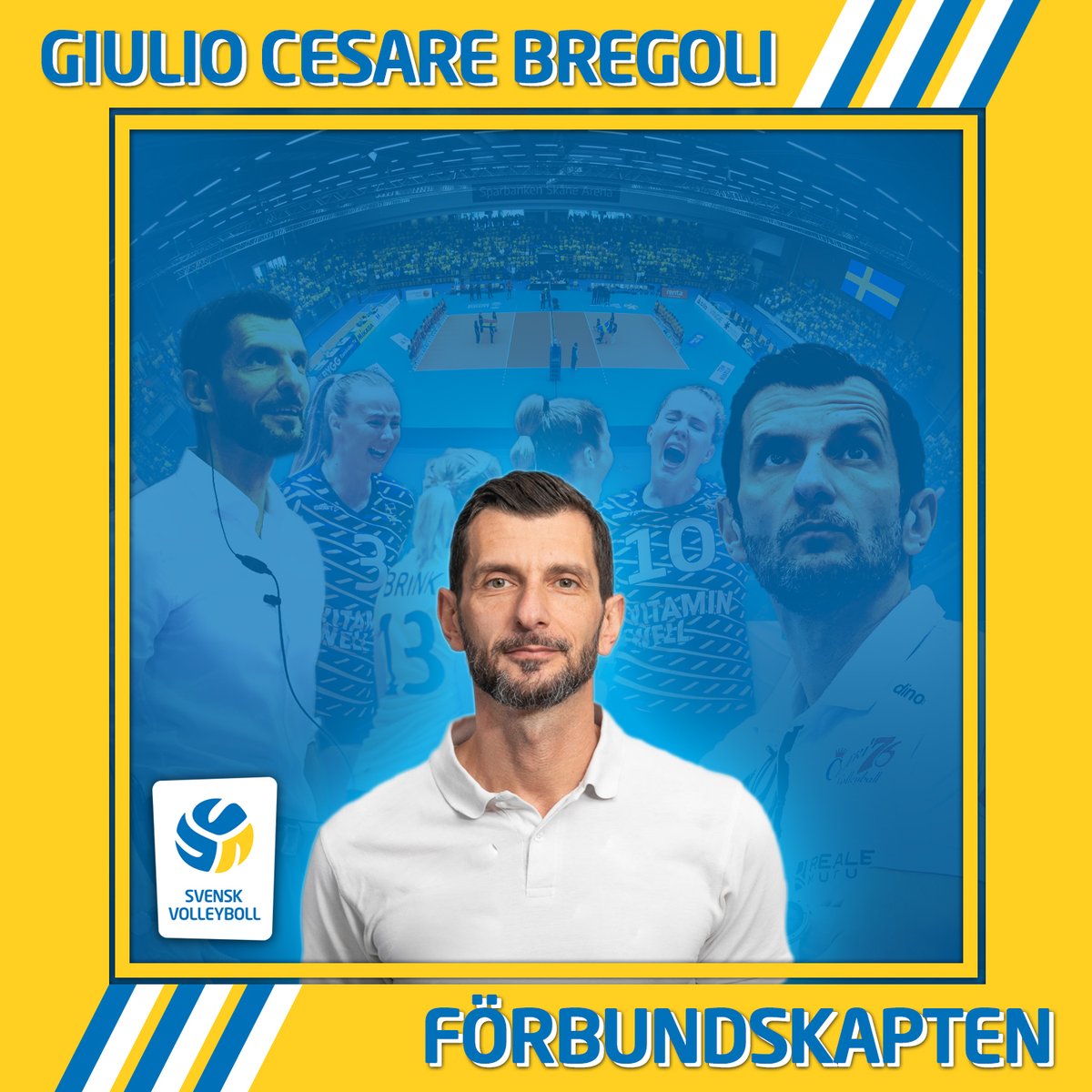 Benvenuto, Giulio!

Giulio Cesare Bregoli är ny förbundskapten för Sveriges volleybolldamer. Italienaren, som under klubblagssäsongen coachar Chieri i världens främsta volleybolliga, har påbörjat planeringen inför landslagssäsongen 2024. 

Mer info: volleyboll.se/volleyboll/nyh…