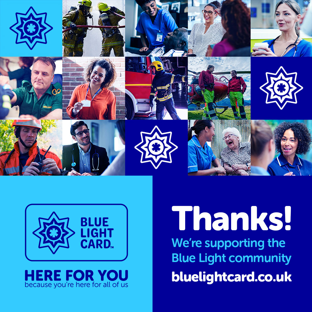 Calling all heroes with a Blue Light Card, your dedication deserves a reward!💙

All BLC holders can receive a 🔟% discount on our Glamping packages 🏕

We appreciate your hard work.🙌🙏

TAG your Friends/Family/Colleagues!!
DM us for more info., T&Cs apply.

 #belltenthire