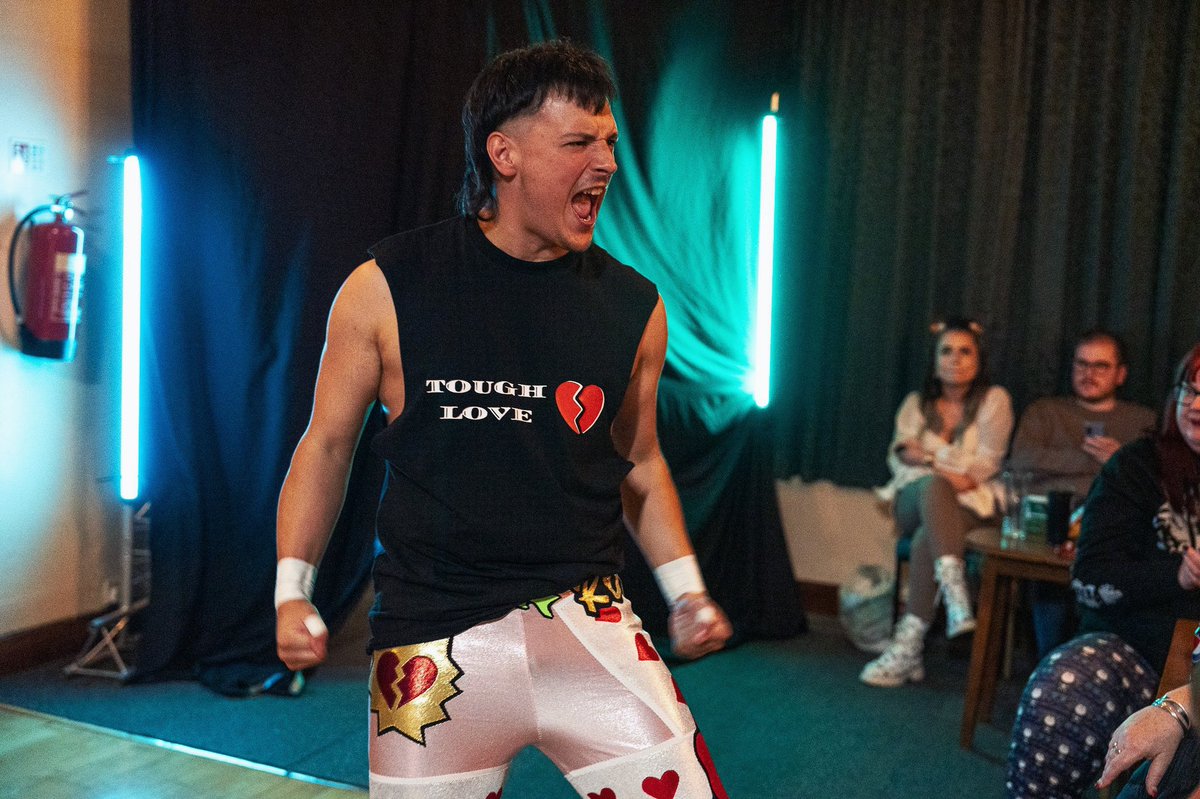 Luca Romeo (@itslucaromeo) on Twitter photo This is Tough Love. ❤️🩹
Amazing debut <a href="/FutrWrestling/">FUTR Wrestling</a> at the tail-end of 2023. Onto 2024, where do you want to see Tough Love next?
🤼♂️ - <a href="/FutrWrestling/">FUTR Wrestling</a>
📸 - <a href="/MarkKidsley/">Mark Kidsley</a>
Let’s bring the heat ❤️🔥 This is Tough Love. ❤️🩹
Amazing debut <a href="/FutrWrestling/">FUTR Wrestling</a> at the tail-end of 2023. Onto 2024, where do you want to see Tough Love next?
🤼♂️ - <a href="/FutrWrestling/">FUTR Wrestling</a>
📸 - <a href="/MarkKidsley/">Mark Kidsley</a>
Let’s bring the heat ❤️🔥