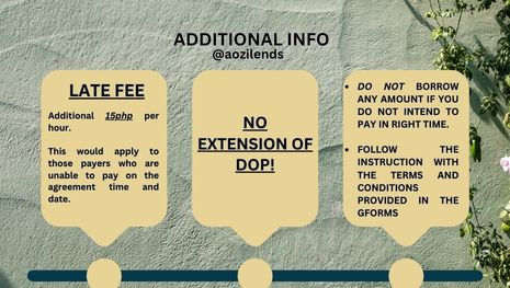 aozilends's tweet photo. AOZILENDS IS NOW OPEN!  

pautang service —    DM DM DM!
Dop: 1-7 days only  
 no inquiry form = no reply  
no reply  = pass / no slots  

wtb lbs Open pautang service , Lending service open , lf pautang service , pahiram service https://t.co/1dtQ8Q38oZ