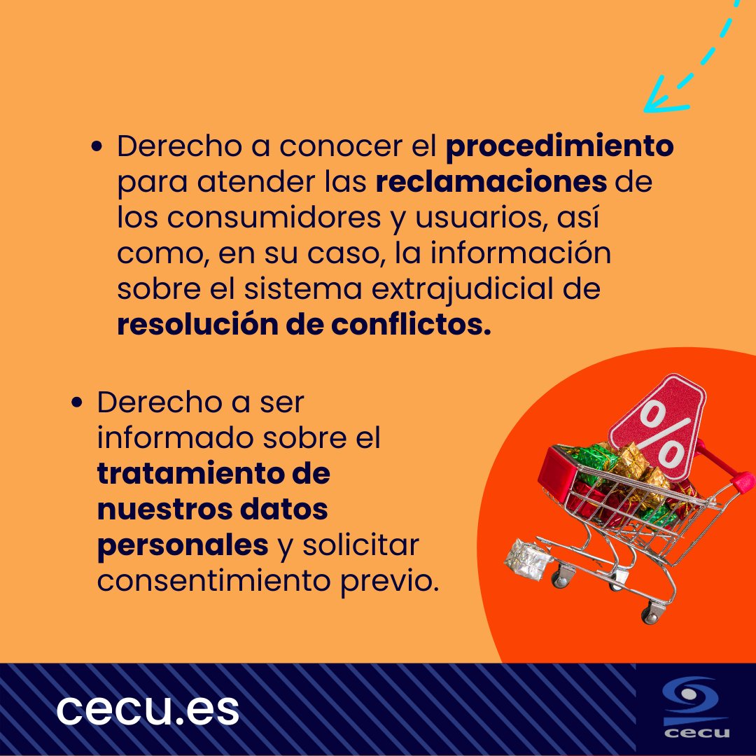 CECUconsumo's tweet photo. 🛍️ ¿Necesitas hacer alguna compra en estas #rebajas?

Antes de comprar, asegúrate de recibir de forma completa toda la información sobre el precio final, sus características o su garantía, así como del procedimiento para reclamar.

⚖️ Conoce tus derechos: https://t.co/omO3XyEjPv https://t.co/WTEiwCUSD9